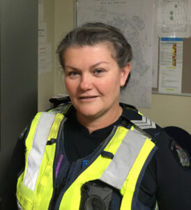 Coffee with a cop: Just the right fit