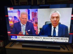 Walsh uses Guardian office for TV interview