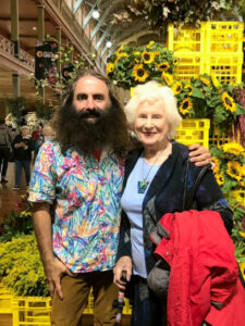 Art meets flower power