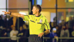 Referee on his way to the top