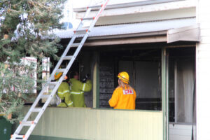 Resident escapes house fire unharmed