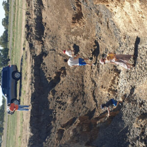 A hole lot of water after channel cut