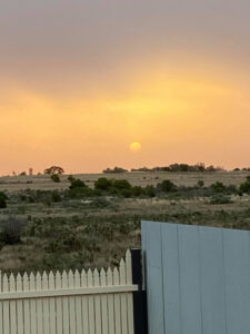 All the elements in wild, spring weather