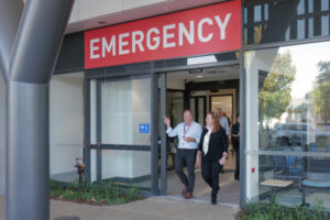 Minister tours new emergency department