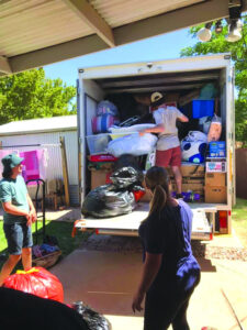 Donations for fire-ravaged island