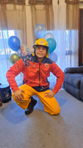 Chasing his firefighting dream