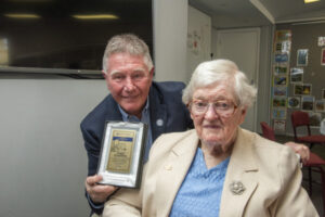 Yvonne helping for half-century