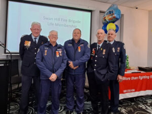 Swan Hill firefighters saluted