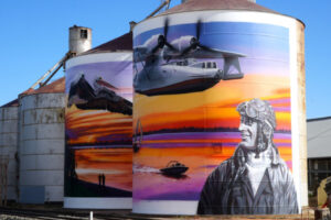 Lake Boga silo art complete