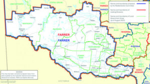 Farrer keeps shape in boundary redraw