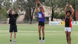 Dogs ready for call on coach