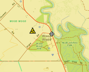 Hazardous material spill on Murray Valley Highway