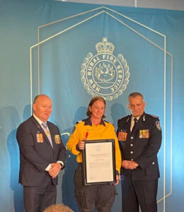 Firies’ flood honour