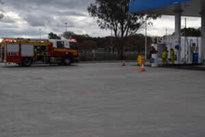 Diesel spill contained