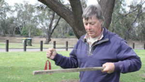 Diviner plies his ancient art