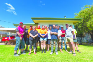 Backyard blitz for local in need