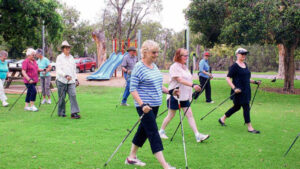 Walking their way to fitness