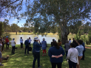 Walking the Murray, Reading Swan Hill