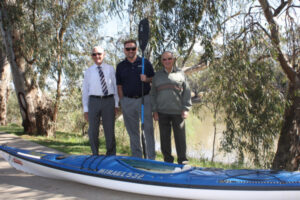 Massive issue: CEO paddles for men’s health