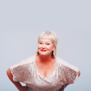 Bev is just clowning around