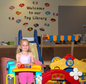 Toy library’s burst of colour