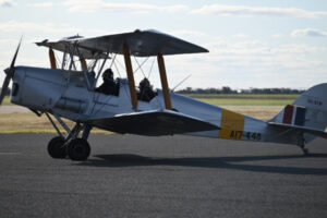Vintage planes visit