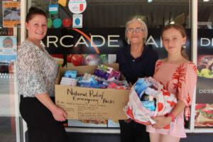Bag loads of bushfire relief