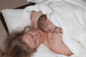 Bonding with bubs through skin-to-skin touch