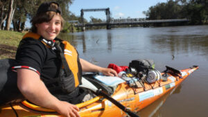 Kayaker Chris keeps cruising