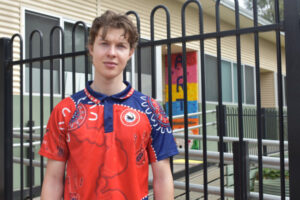 Student laps up special homelessness cause