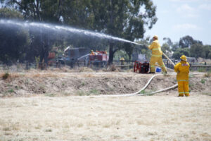 Firefighters get a workout