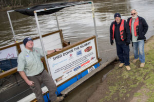 Welcome home, Merv, as journey to the Murray ends