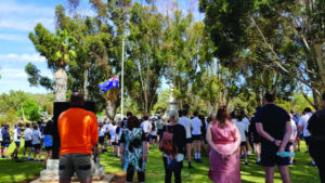 Solemn service marked by youth