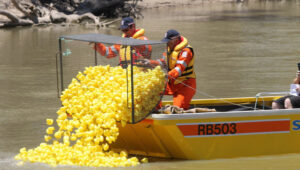 Lucky ducks raise funds