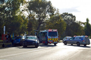 Collision on Gray Street