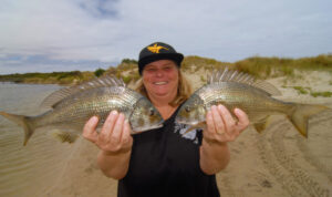 Holiday fishing filled to the bream