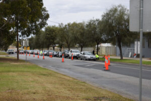 Swan Hill testers screen arrivals