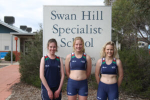 Trio get ready for run