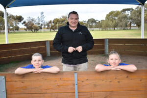 Phil in the role at Beverford District Primary School