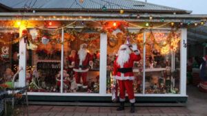 Christmas lights on show