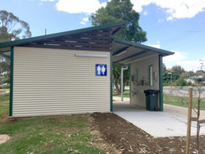 Redeveloped riverside space