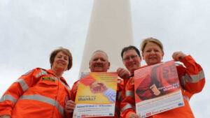 Orange coloured tribute