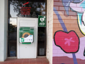 New defibrillator for town
