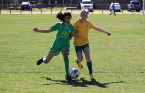 Soccer sides score points