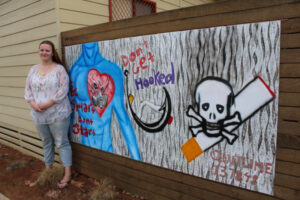 Posting a positive message