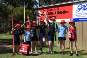 Big aspirations at Swan Hill Little Athletics