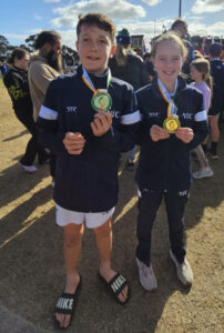 Curran, Hirst pull on Big V for school sports