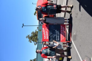 Sausage sizzle for flood victims