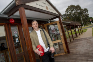 Footy exhibition frames passions