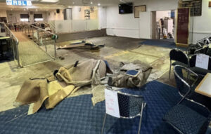 RSL reopens after day of deluge